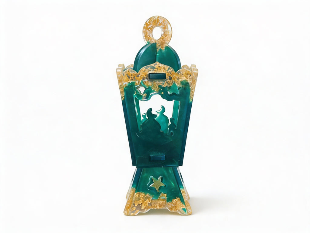 Ramadan Green Glow Lantern